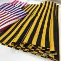 Breathable Garments Striped Printed Pure Rayon Cloth